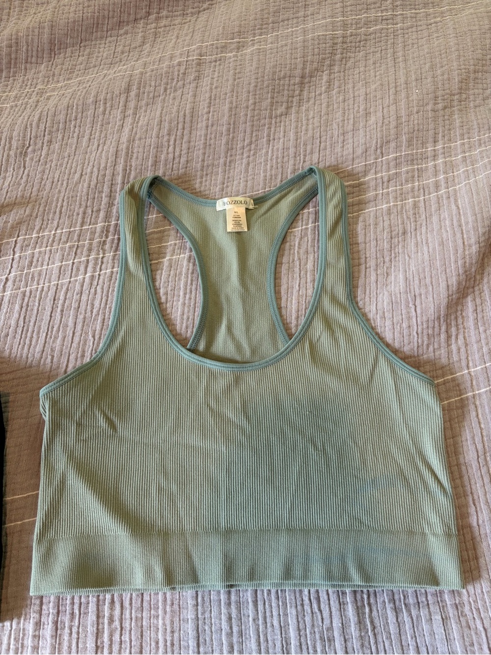 2 Bozzolo Ribbed Tank Tops - Picture 3 of 5